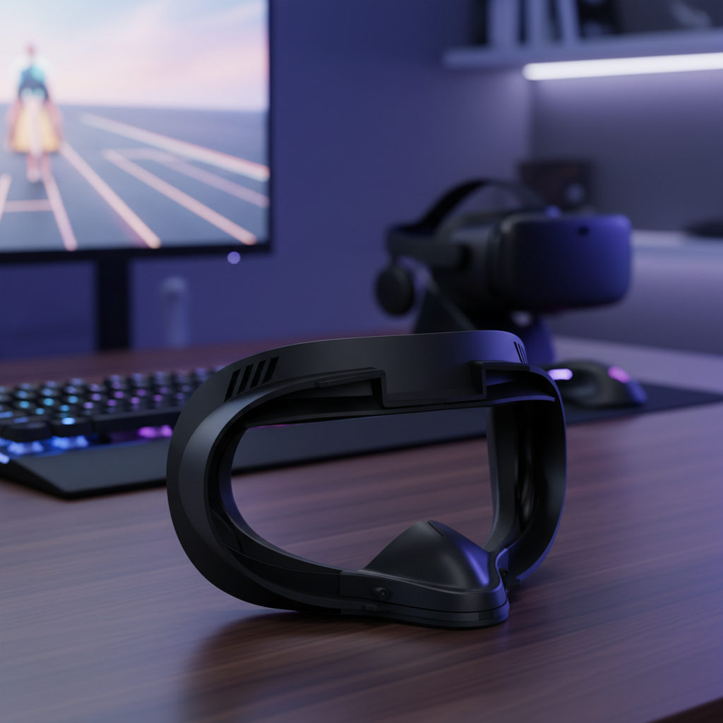 1 miếng đệm mặt chống mồ hôi bằng xốp PU cho Oculus Quest 2 - Phụ kiện VR cho Meta Quest 2