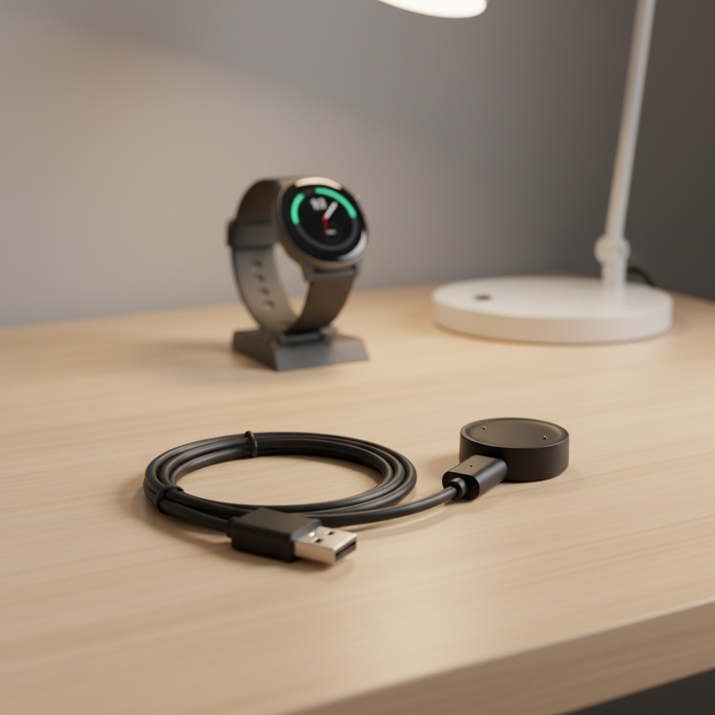 Bộ sạc chất lượng cho đồng hồ thông minh Amazfit Active 2 (A2437) với cáp sạc cho Amazfit A2437 Acti