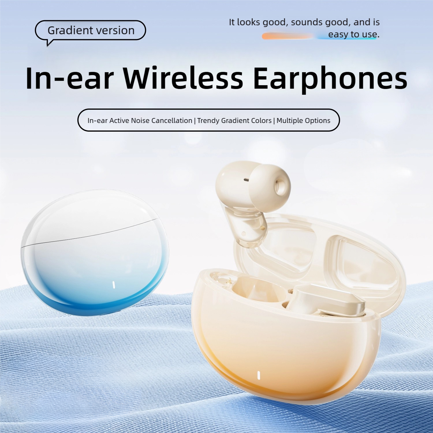 Tai nghe chuyển màu J16 Tai nghe không dây Tai nghe thiết kế Tai nghe nhét tai Âm thanh HiFi Di động