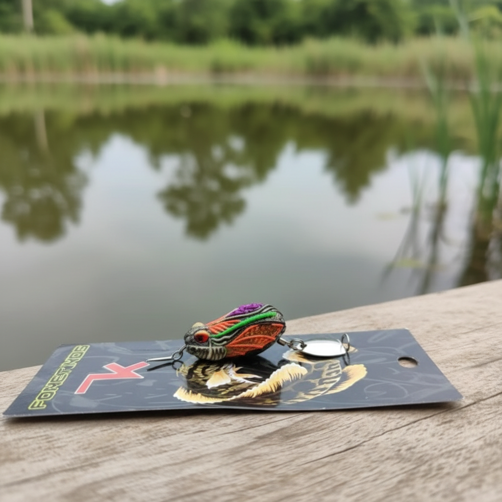 Thái Lan Toman Cicada Steam Bait 7g 3.5cm Hành động nổi Được phát triển đặc biệt để săn rắn cực nhạy