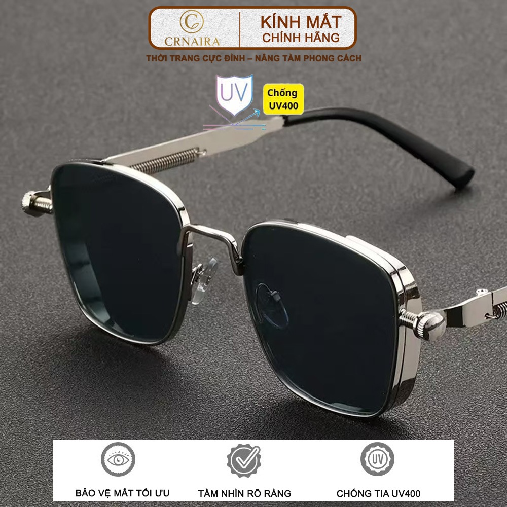 Kính râm gọng kim loại nam Crnaira Mm67 Bảo vệ Uv400