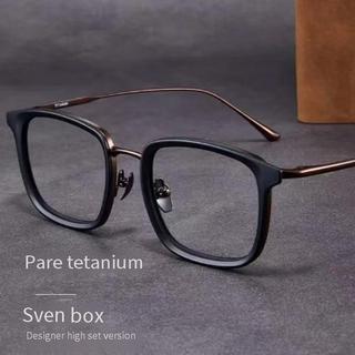 Retro Vuông Kính Mắt Khung Ánh Sáng Xanh Chặn Nam Nữ Thiết Kế Phong Cách Kính Quang Học Thời Trang