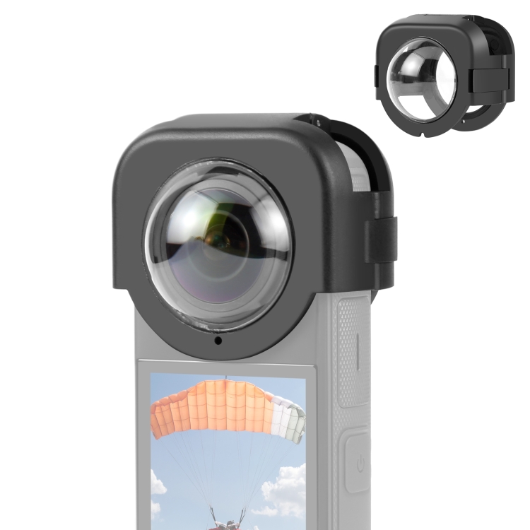 PULUZ Snap On Lens Guard Vỏ bảo vệ màu đen Quà tặng sinh nhật Giáng sinh cho Insta360 X4