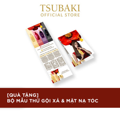 [HB Gift] Bộ 3 mẫu thử gội xả mặt nạ tóc Tsubaki