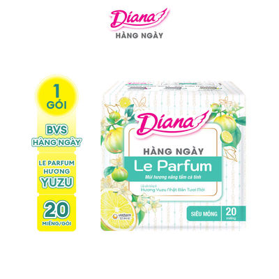 [MỚI] Diana Hàng ngày Le Parfum hương Yuzu Nhật Bản 20 miếng/gói