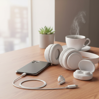   Cáp chuyển đổi tai nghe Fonken Type C sang iOS USB C sang iOS Audio Adapter Converter cho iPh 15 Pad Pro Samsung. 