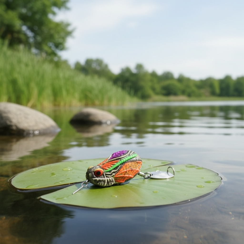 Mồi hơi Cicada Toman Thái Lan 7g 3.5cm nổi, thiết kế chuyên biệt cho săn rắn siêu nhạy.