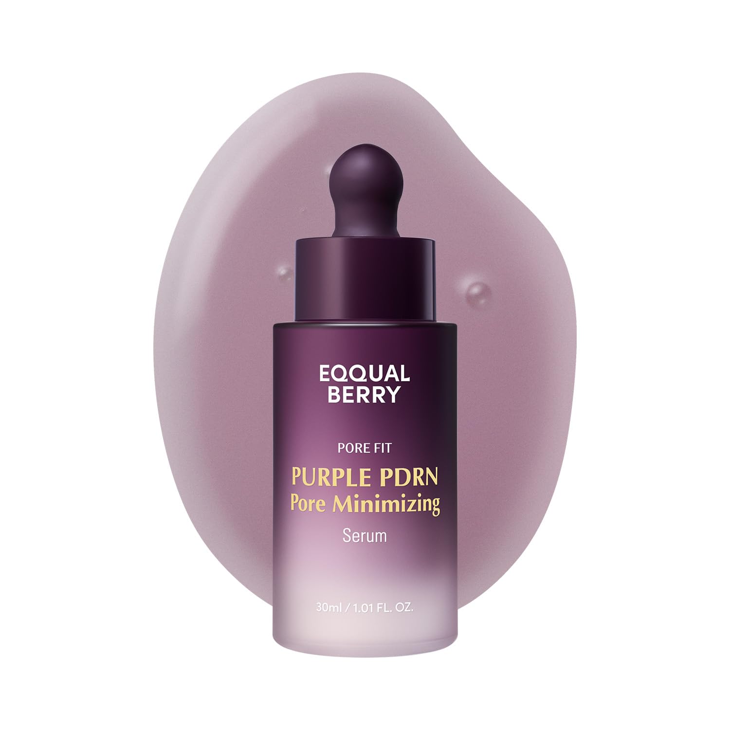 Eqqualberry Tím Pdrn Pore Minimizing Serum thuần chay Collagen Peptide Cica Exosome Niacinamide Calm