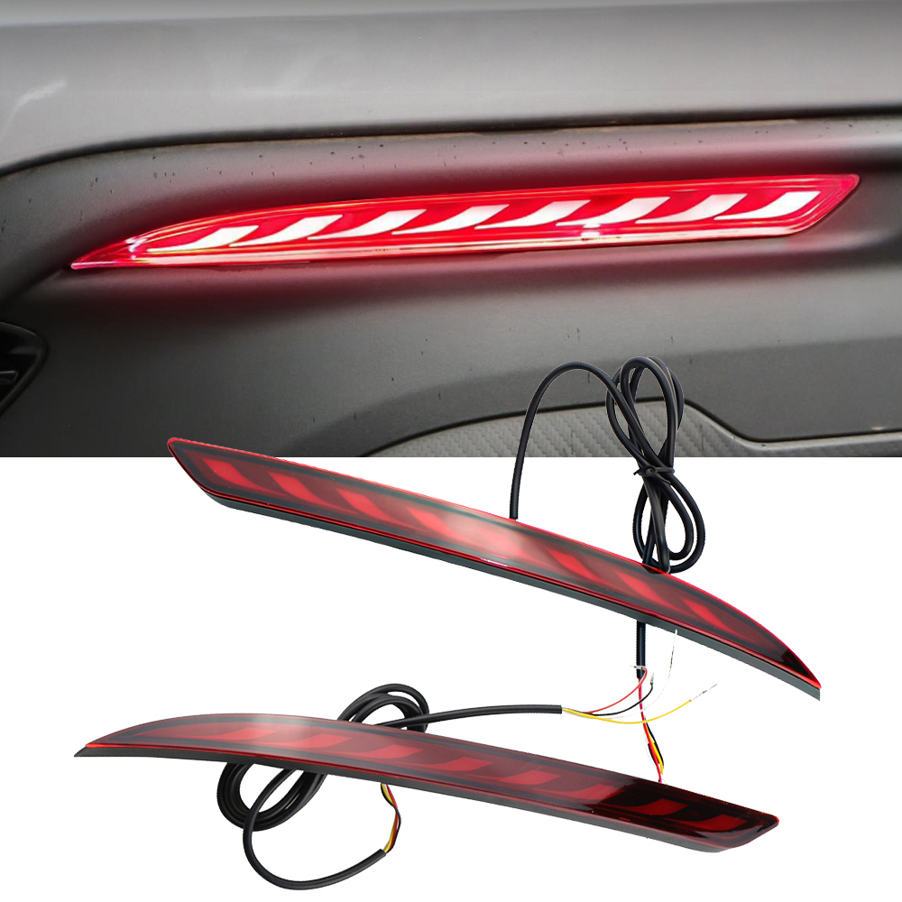 Đèn LED cản sau Đèn phản quang Cảnh báo phanh đuôi Đèn báo rẽ cho Geely Coolray