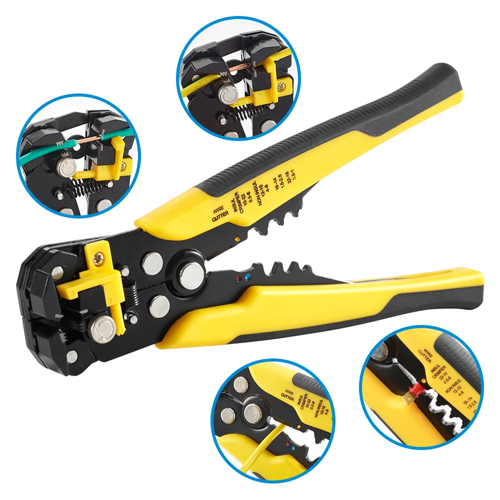 Kìm tuốt dây Irwin Professional dành cho thợ điện kèm kìm cắt cáp 8