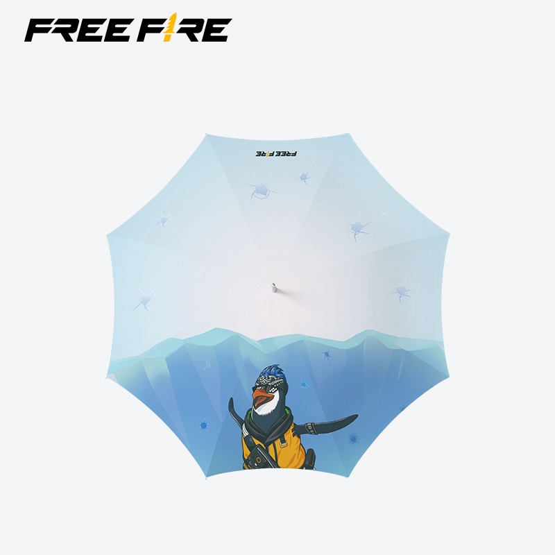 Dù di động màu xanh Mr. Waggor Blue trong Free Fire