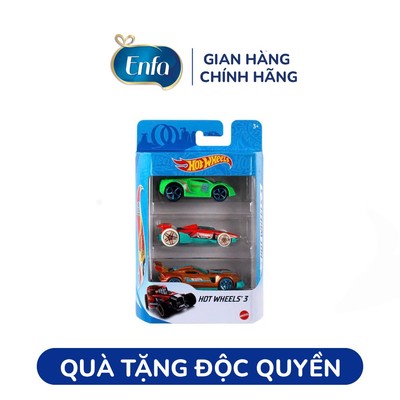 [Quà tặng không bán] Bộ 3 siêu xe Hot Wheels