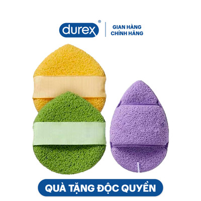 [QUÀ TẶNG KHÔNG BÁN] Bộ Bọt Biển Rửa Mặt 3 Cái