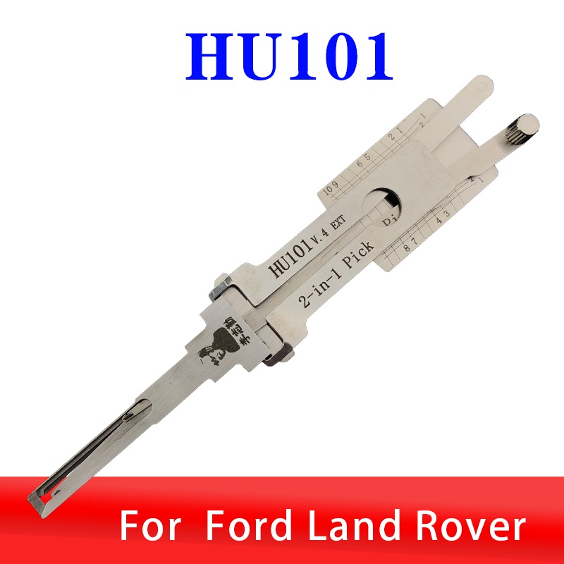 Khóa giải mã 2 trong 1 chính hãng HU101 LISHI Chọn công cụ mở cửa tự động cho Ford Volvo