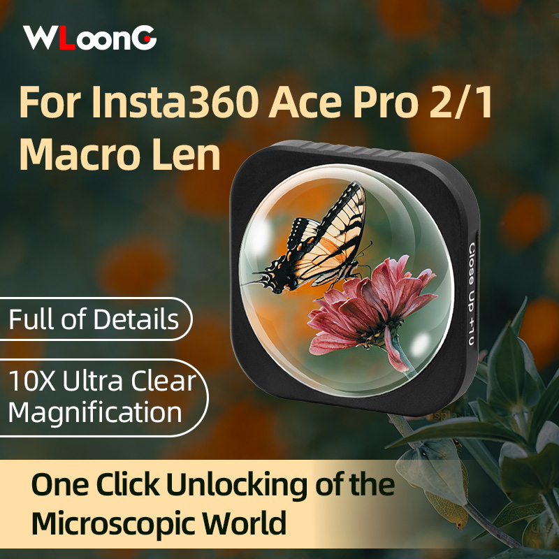 Bộ lọc ống kính máy ảnh cho Insta360 Ace Pro 2 / Ace Pro Macro Len Filter Capture Wonders Microscope