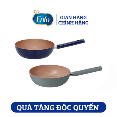 [Quà tặng không bán] Chảo chống dính Ceramic Elmich EL5980FD24 size 24cm
