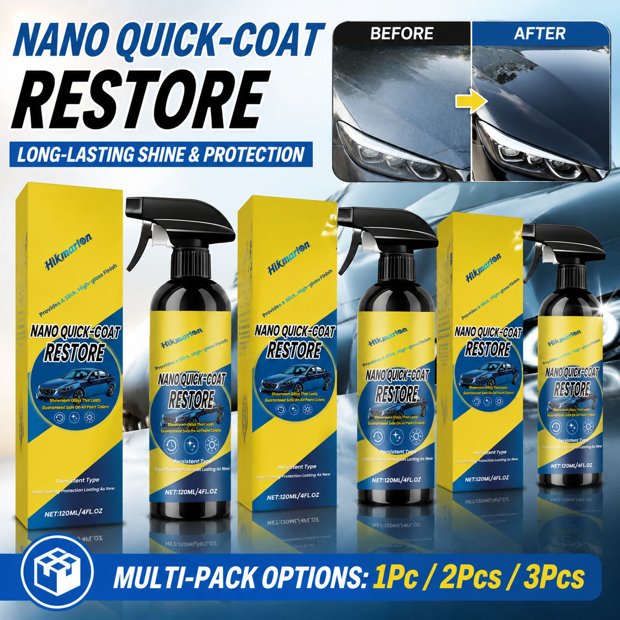 Nano Ceramic Coating Spray Mirror Shine Hydrophobic Ethylene Copolymer Ba Lan Sealants