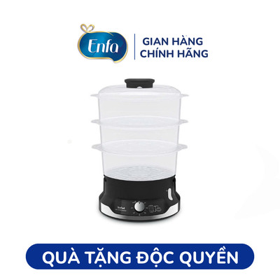 [Quà tặng không bán] Nồi hấp thực phẩm Tefal UltraCompact VC204810 - 9L