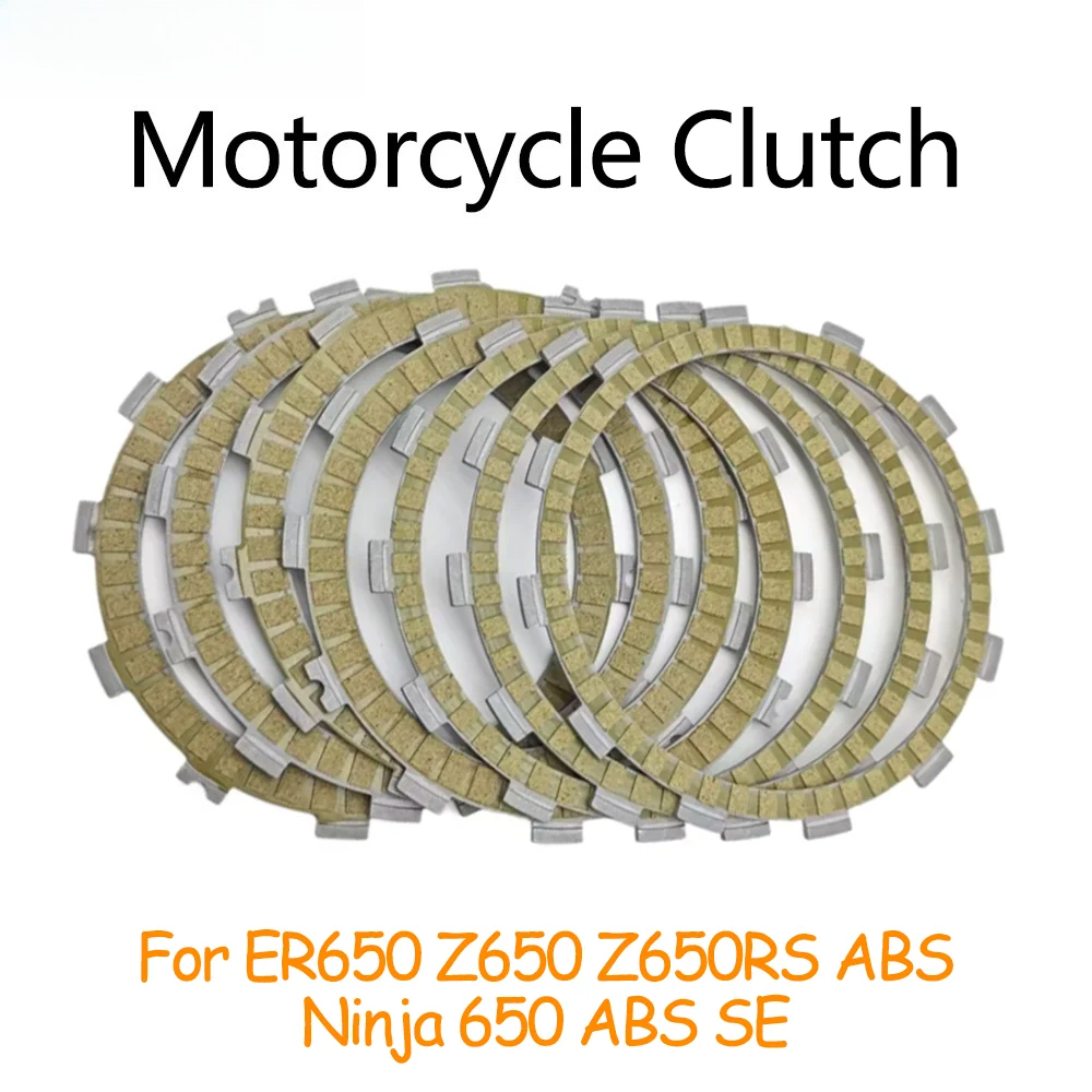 Bộ ly hợp đĩa ma sát cho xe mô tô Kawasaki ER650 Z650 Z650RS ABS Ninja 650 SE ER 650 Z 650 650RS