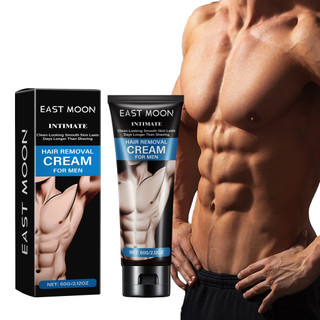 Kem Tẩy Lông Nam 60g – Sữa Dưỡng Ẩm An Toàn Cho ria mép Nách Ngực Thân mật | Chăm sóc tóc toàn thân, không đau, chải lông nhẹ nhàng, nâng cấp