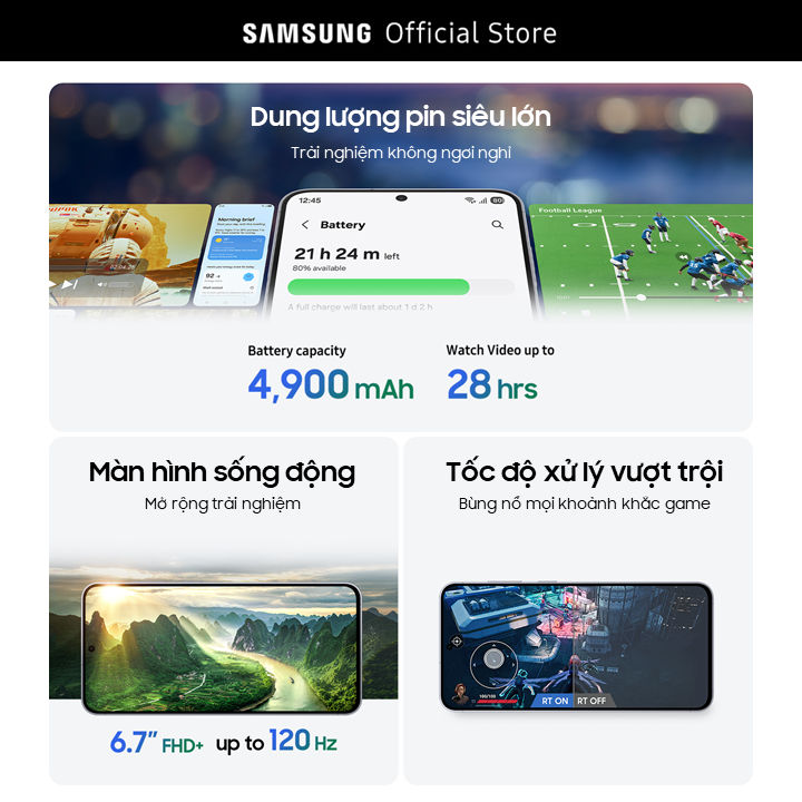 Combo Độc Quyền: Điện Thoại Samsung Galaxy S25 FE 128GB + Tai Nghe Samsung Galaxy Buds Core | BigBuy360 - bigbuy360.vn