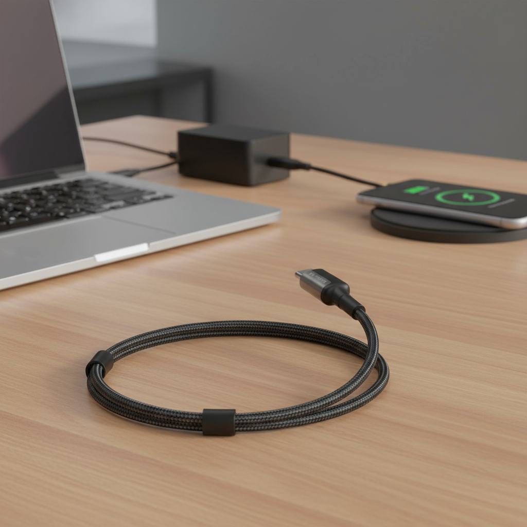 KUULAA Dây Cáp Sạc Nhanh 65W Type C sang Type C PD QC 4.0 Cho Samsung Xiaomi Đa Năng Linh Hoạt