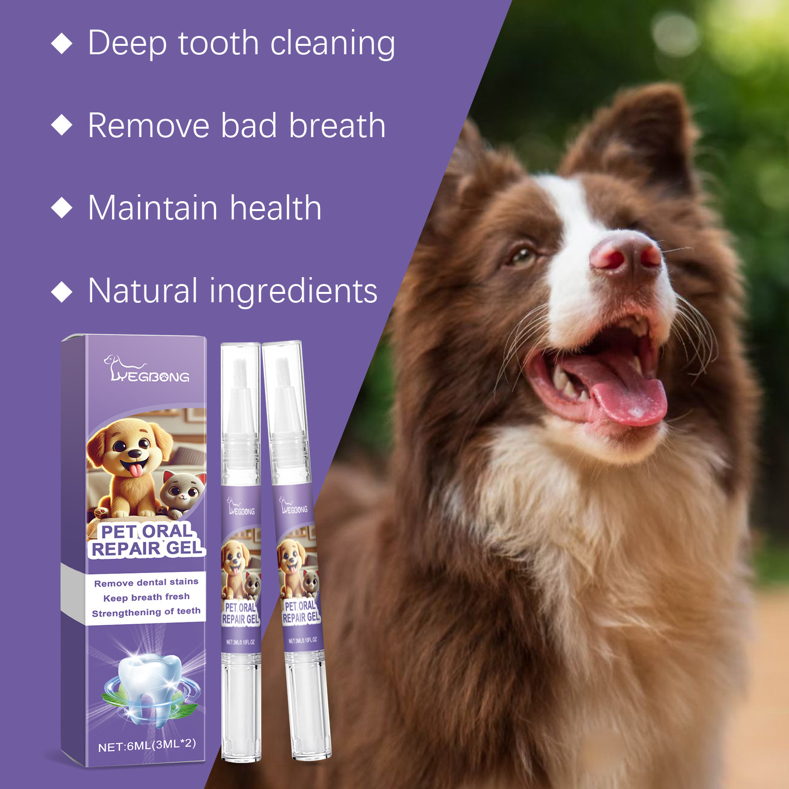 PetCare Oral Gel Chó Mèo Breath Tartar Tẩy Nha Khoa