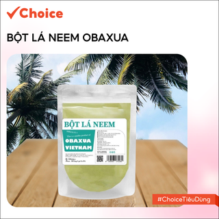   New   Choice  Bột lá neem OBAXUA nguyên chất OG103 đắp mặt nạ ngừa mụn dưỡng da trắng hồng 75Gr 