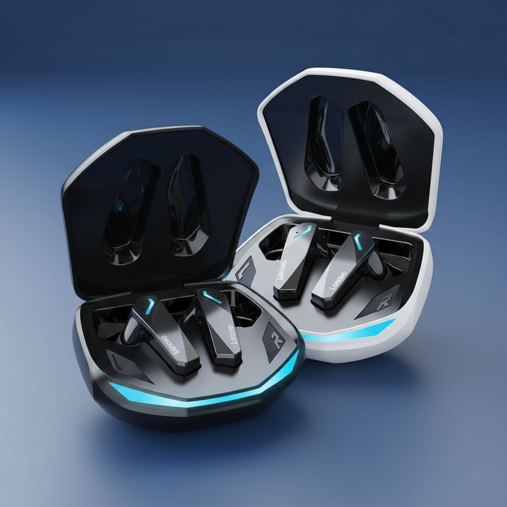 Lenovo GM2 Pro Tai nghe Bluetooth không dây cho chơi game, chất lượng cao, chống ồn, hỗ trợ nhiều th