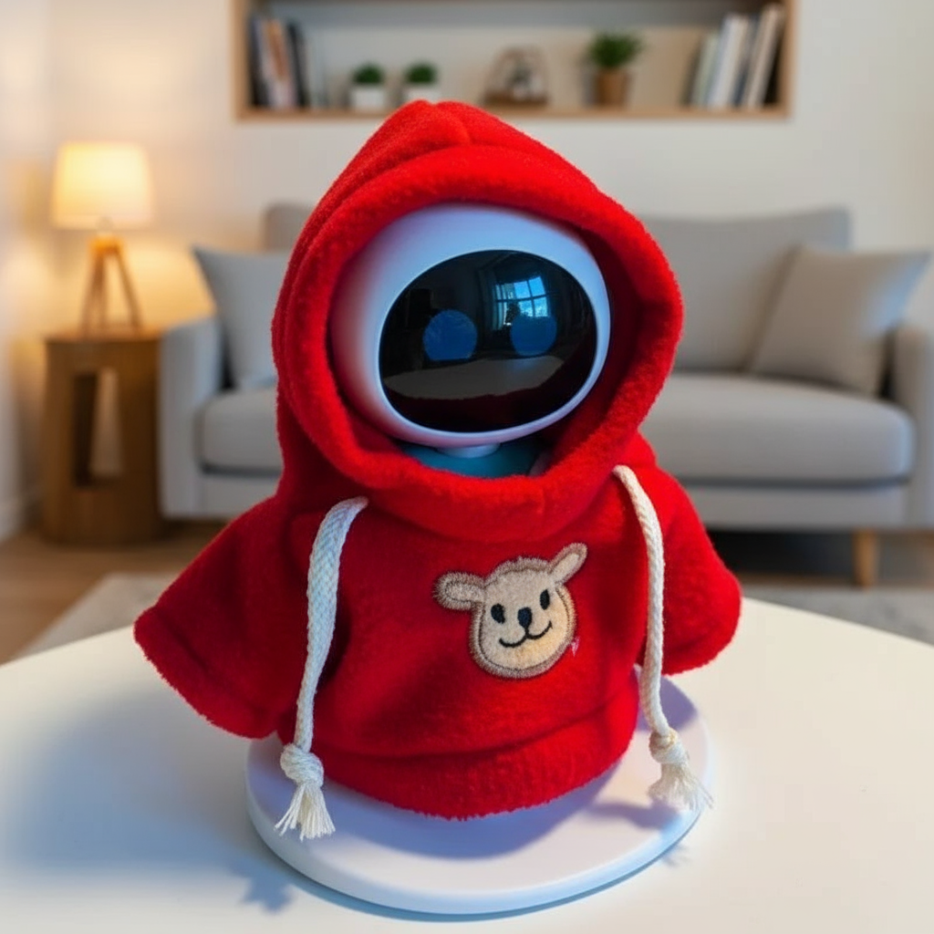 Eilik Smart Robot AI Tamagotchi Gói quần áo độc đáo: Áo len, mũ, Combo khăn quàng cổ Giáng sinh (khô