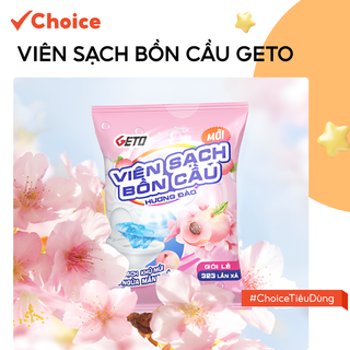   New   Choice  Viên Sạch Bồn Cầu Geto FM2-1481-105 Sạch Mảng Bám Khử Mùi Toilet 