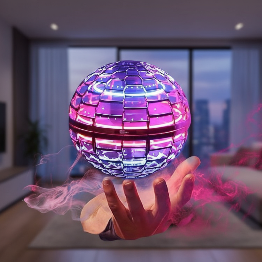 Bóng bay cảm ứng UFO cho bé trai và bé gái, đồ chơi thông minh, bóng ma thuật UFO, con quay bay cảm 