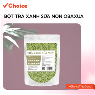   New   Choice  Bột trà xanh sữa non Obaxua OG089 75g đắp mặt nạ sạch bã nhờn mờ thâm dưỡng trắng 