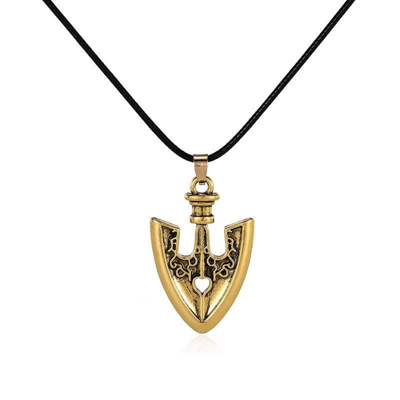 JoJo Kỳ Dị Phiêu Lưu Kujo Jotaro Mũi Tên Mặt Dây Chuyền Vòng Cổ Choker Nam Nữ Quà Tặng Cosplay