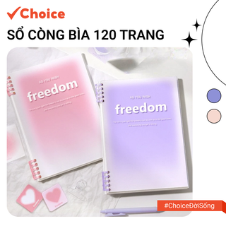   Choice  Sổ Còng Bìa 120 Trang LS1-2715-3984 Sổ Tay Sổ Ghi Chép Học Sinh A5 B5 Phù Hợp Ghi Chú 