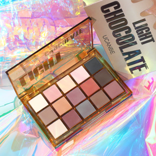  UCANBE 15 Sắc Thái Phấn Mắt Khỏa Thân Trang Điểm Bảng Ánh Sáng Shimmer Matte Kim Loại Sắc Tố Cao Trung Tính Đậm Chống Thấm Nước 