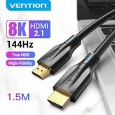 Cáp HDMI 2.1 Vention hỗ trợ 8K 4K 120Hz 48Gbps cho PC, Monitor, PS5, TV và Nintendo Switch