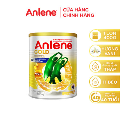 [GIFT] Sữa Bột Anlene Gold Hương Vani lon 400g