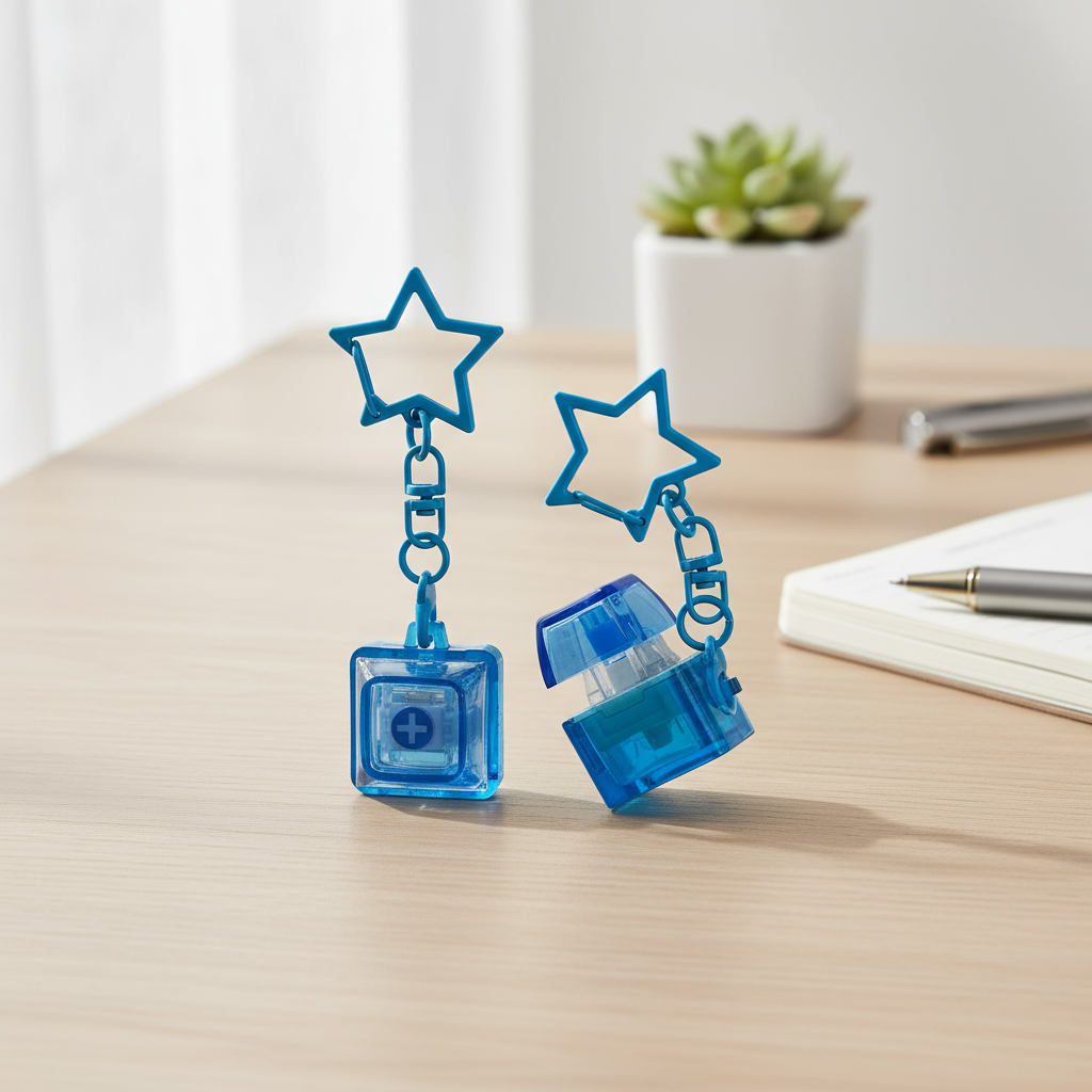 Móc khóa Linear Clicky Keycap cho sinh nhật