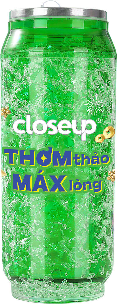 [PC Gift] Ly nước nhựa cầm tay Closeup lon đá