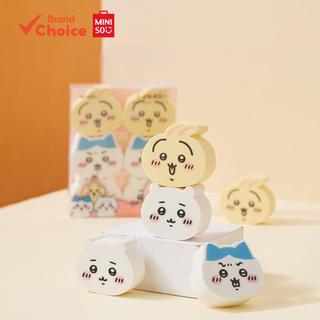 Miniso Chiikawa Bộ dụng cụ trang điểm khô và ướt đa năng 6 chiếc 9.6x2.2x14.4cm