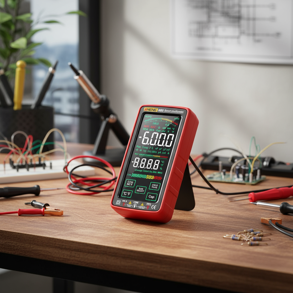 Thiết bị đo điện áp, dòng điện AC/DC ANENG 683 chuyên nghiệp, màn hình cảm ứng thông minh, chức năng