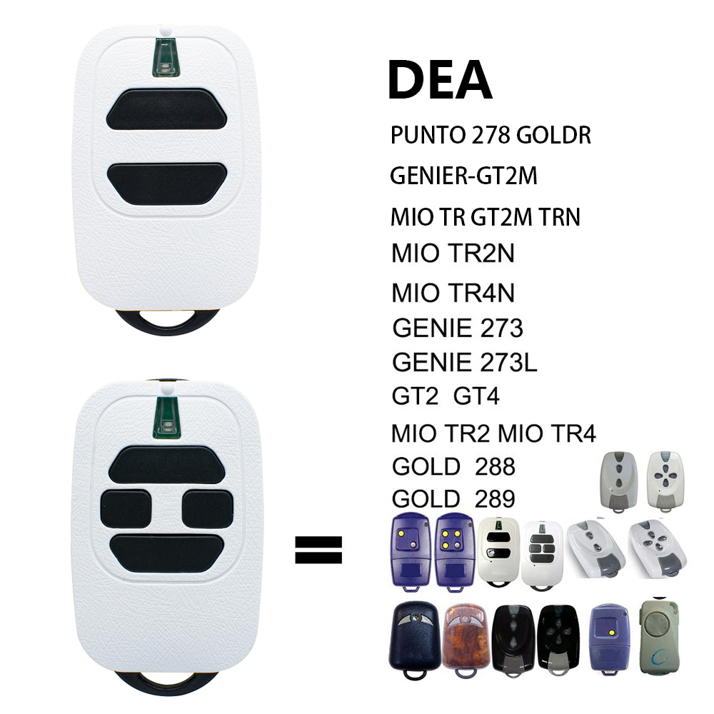 Cổng Command Điều Khiển Từ Xa Cho DEA GT2 GTI2M MIO TR2 Cửa Nhà Để Xe Openner 433.92 MHz