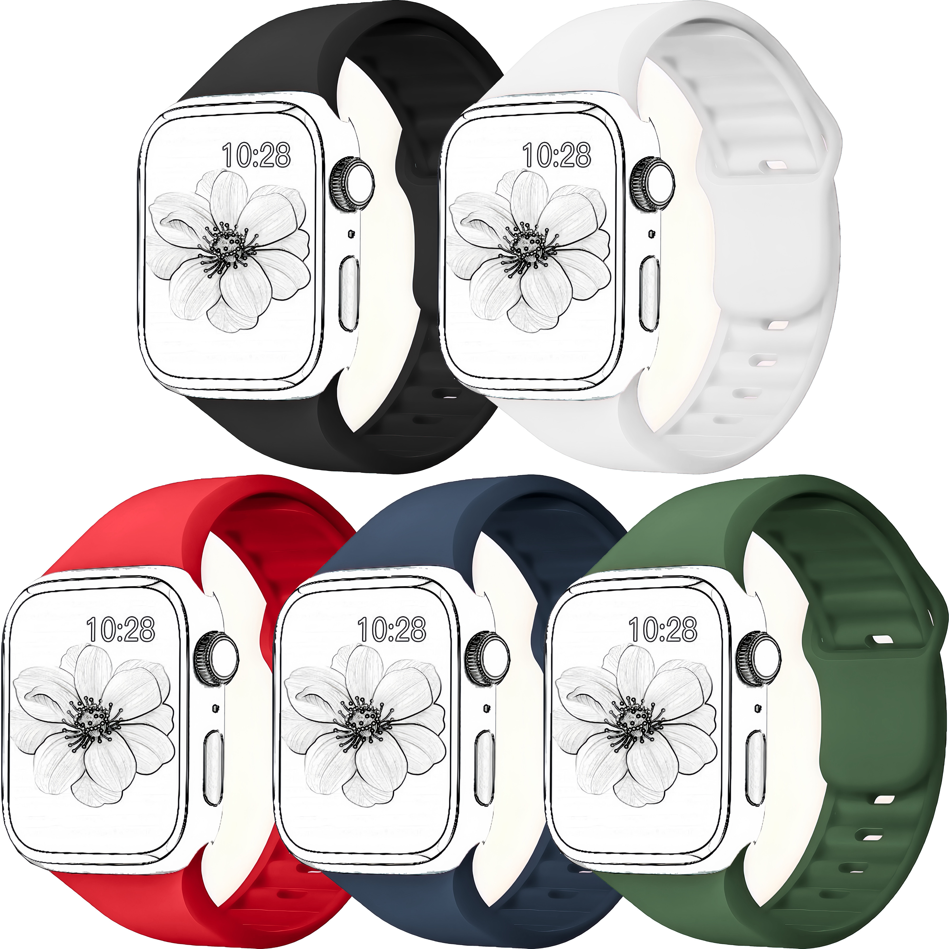 Dây đeo thể thao tương thích với Apple Watch Band 38mm 40mm 41mm 42mm 44mm 45mm 49mm 46mm, dây đeo s