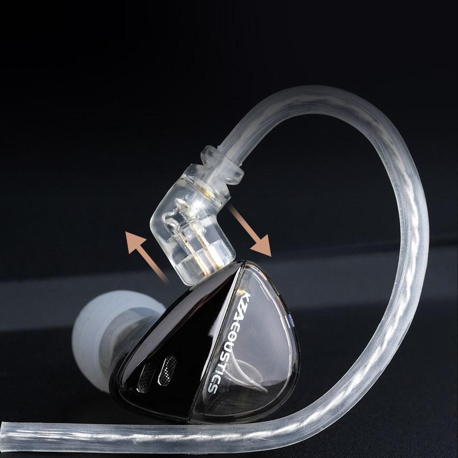 Tai nghe KZ Libra Tai nghe nhét tai Màn hình nghe tần số siêu rộng HiFi IEMs có thể tháo rời Cáp mạ 