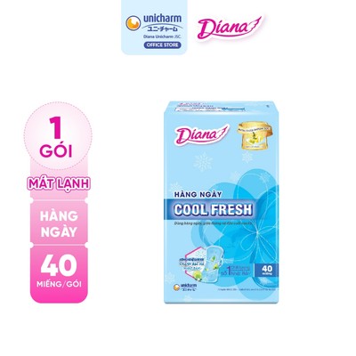 [MKB Gift] - Băng vệ sinh Diana hàng ngày Cool Fresh 40 miếng/gói