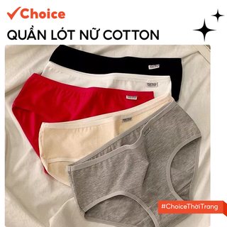 [New][Choice] Quần lót nữ cotton QLS48 thấm hút co giãn Pulo, nhiều màu nổi bật
