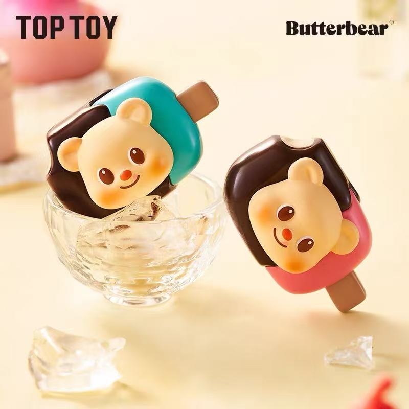 TOPTOY Butterbear Series Butterbear Trà Chiều Dòng MINI Túi Mù Hình Từ Tính Butterbear (17.0cm × 13.