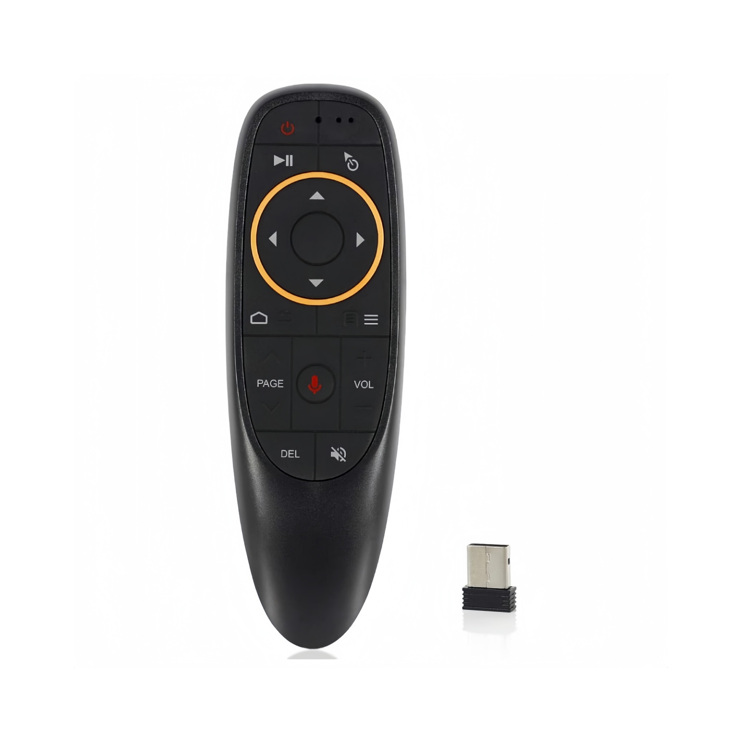 Điều khiển từ xa giọng nói chuột không khí G10S với học lệnh IR, không dây 2.4G, con quay hồi chuyển