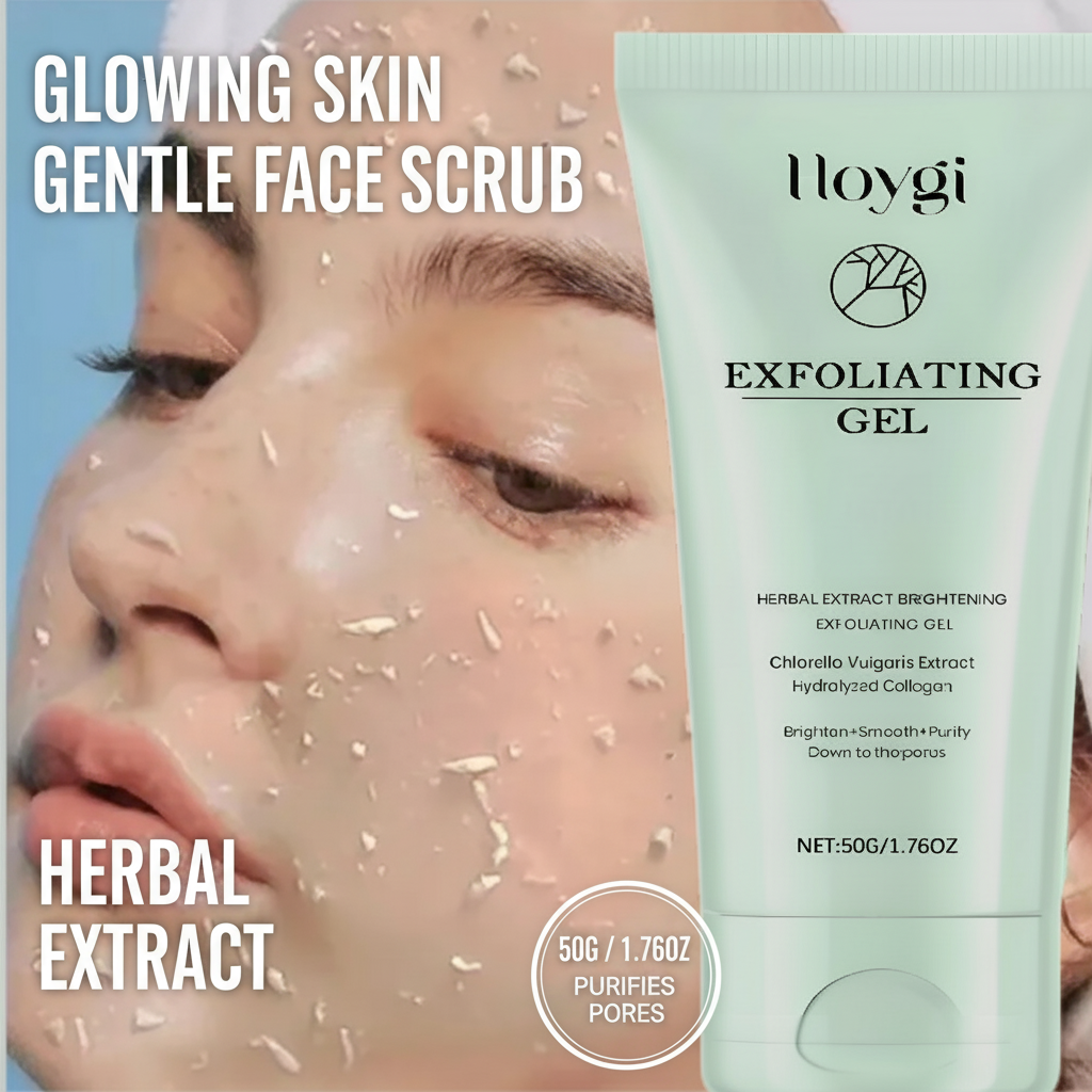 Chiết Xuất Thảo Dược Gel Tẩy Tế Bào Chết Cho Da Phát Sáng Nhẹ Nhàng Mặt 50g